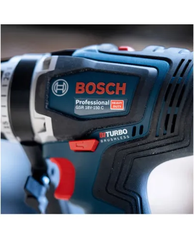 Акумуляторний дриль-шуруповерт Bosch GSR 18V-150 C (АКБ + ЗП) (06019J5005)